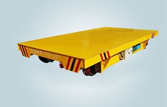 6 Ton Tragfähigkeit Q235 Q345 Stahlrahmen kundenspezifischer motorisierter Transferwagen Schienen-Transferwagen
