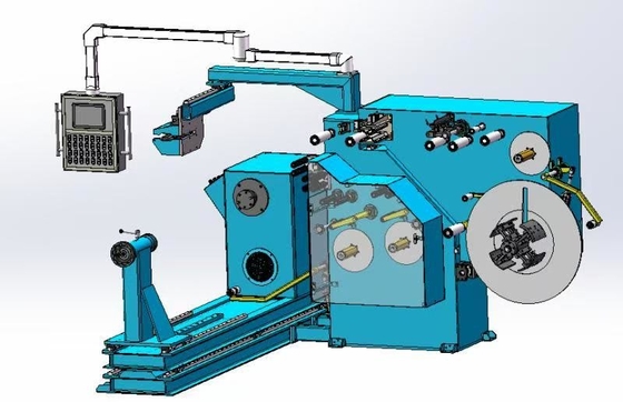 Maschine zur Wickelung von Transformatoren mit Trockenbau